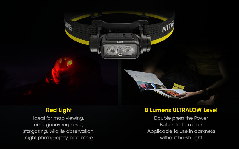 Nitecore NU43 Ultralight Rechargeable Headlamp 超輕頭燈