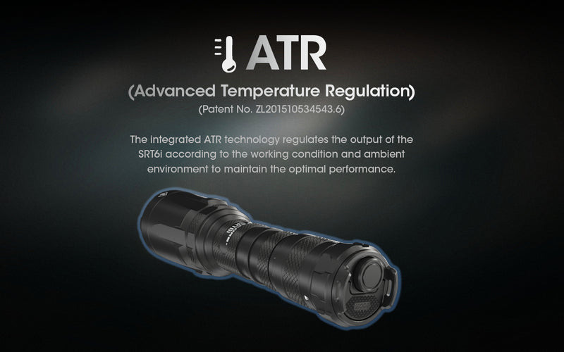 Nitecore SRT6i High Performance Smartring Tactical Flashlight 旋轉尾控USB-C 21700 戰術電筒
