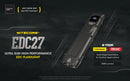 Nitecore EDC27 3000 lumens Ultra Slim High Performance Flashlight 隨身EDC戰術強光手電筒