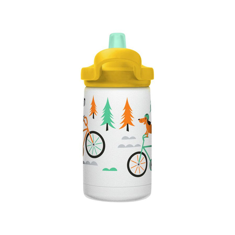 CamelBak Eddy®+ Kids Vacuum Insulated Stainless Steel Steel Water Bottle 小童不鏽鋼真空保溫吸管水樽 Biking Dogs