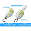 UV Paqlite Micro Safety Light 迷你閃光夜光匙扣(連哨子)