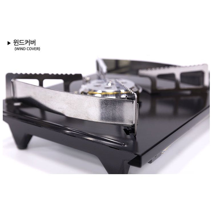 IGTガスコンロ黒 GASWARE POWER PLATE STOVE No.6 Gasware Power Plate Stove No.6