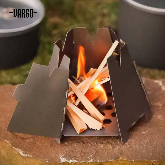 Amazon.com: Vargo Titanium Hexagon Wood Stove | Collapsible