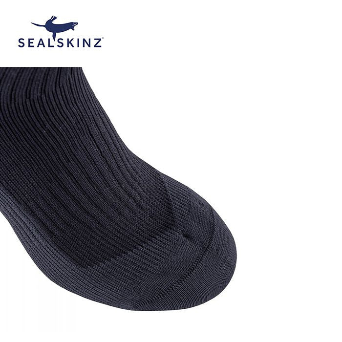 Sealskinz Hiking Mid Mid Waterproof Socks (Black/Anthracite)
