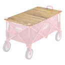 Coleman Outdoor Wagon Wood Roll Table 戶外露營摺疊手拉車木桌板