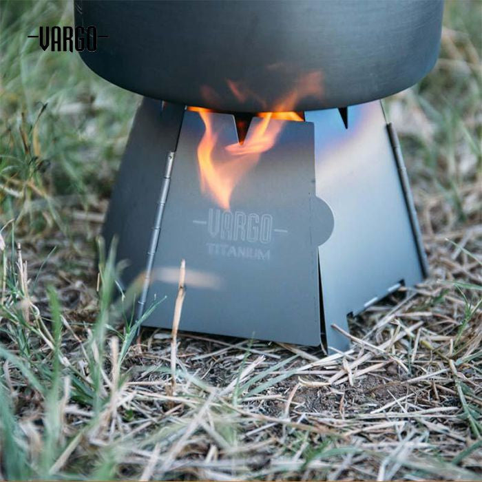 VARGO Titanium Hexagon Wood Stove T-415