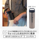 SOTO Titanium Double Wall Vacuum Sealed AERO BOTTLE 300 超輕量鈦製真空保溫杯 ST-AB30