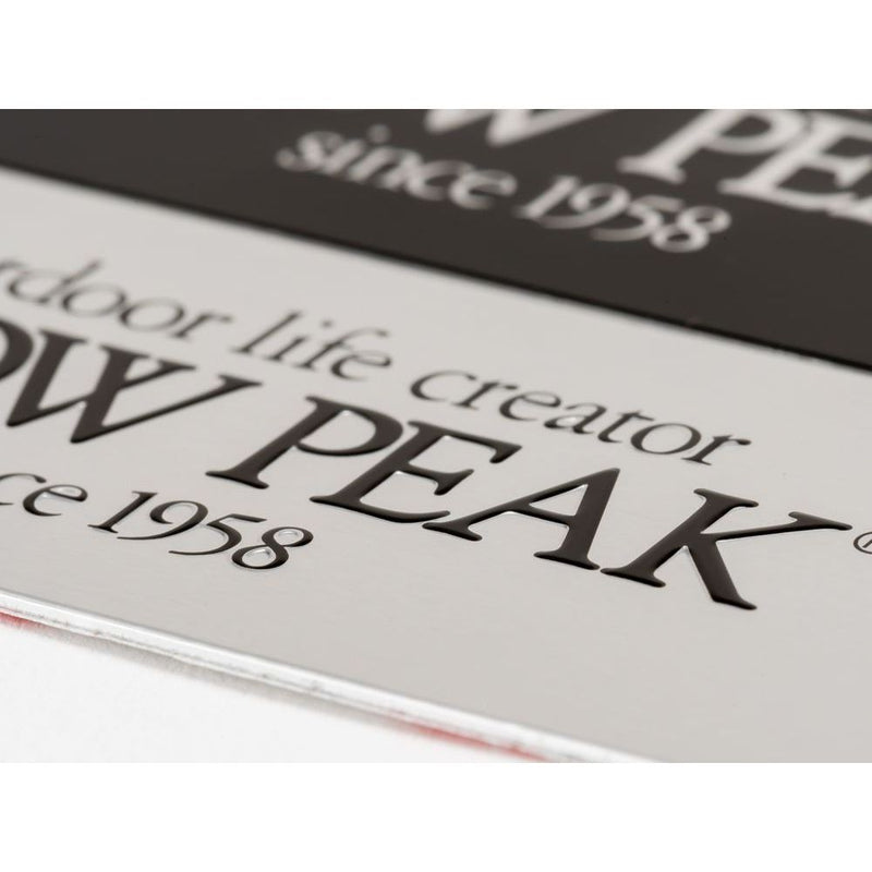 Snow Peak Metal Logo Stickers Set LETTER FES-158 (Snow Peak Festival 2022 Spring Limited Edition) 金屬銘牌貼紙