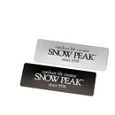 Snow Peak Metal Logo Stickers Set LETTER FES-158 (Snow Peak Festival 2022 Spring Limited Edition) 金屬銘牌貼紙