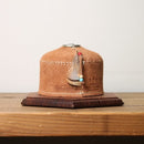 What Will Be Will Be Handmade Suede Leather Gas Canister Cover 230ml