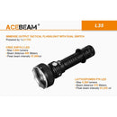 ACEBeam L35 Tactical Flashlight with Battery 高功率戰術手電筒