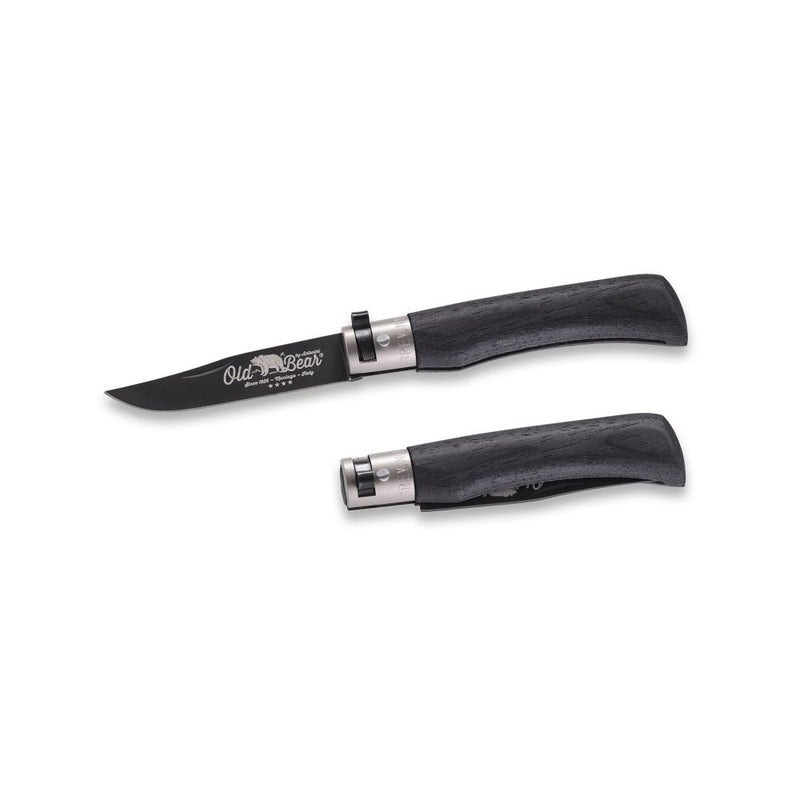 Antonini OLD BEAR® Pocket Folding Knife TOTAL BLACK 全黑木柄摺刀