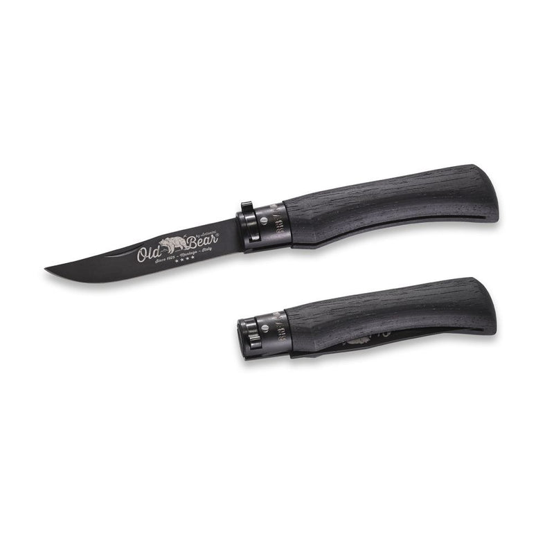 Antonini OLD BEAR® Pocket Folding Knife TOTAL BLACK 全黑木柄摺刀