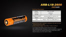 Fenix ARB-L18-2600U Built-in USB Rechargeable Battery 鋰電池
