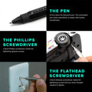 ATECH Multitool Pen 5-in-1 Keychain