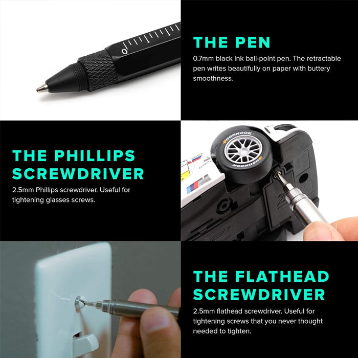 5-in-1 Multi-Functional Keychain Pen – ATECH