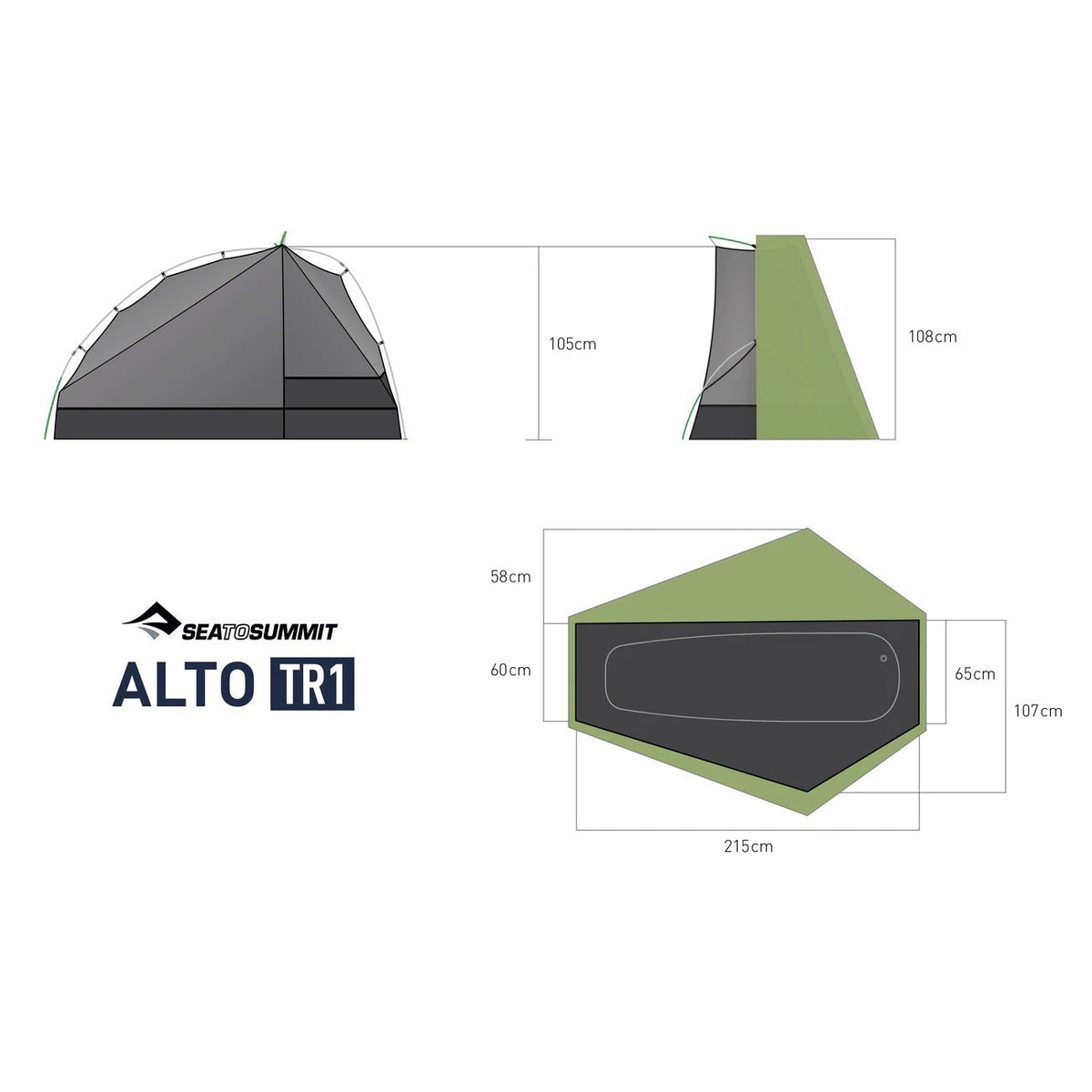 sea to summit 1 person tent Sea To Summit Alto TR1 One Person Tent