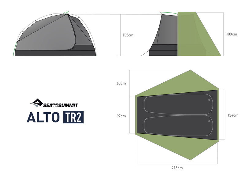 Sea To Summit Alto TR2 2-Person Tent 二人帳篷