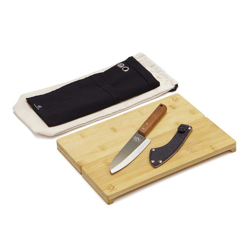 Belmont ORYOURIBAN Bamboo Cutting Board with Knife BM-420 竹製砧板連刀