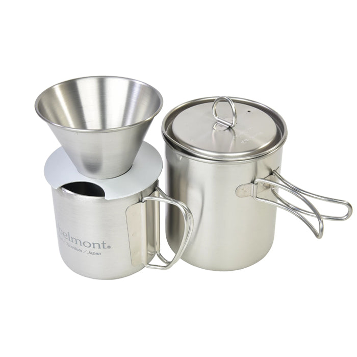Belmont ALL-IN-ONE Titanium Dripper & Cooker Set BM-350 四合一手沖咖啡鍋具 