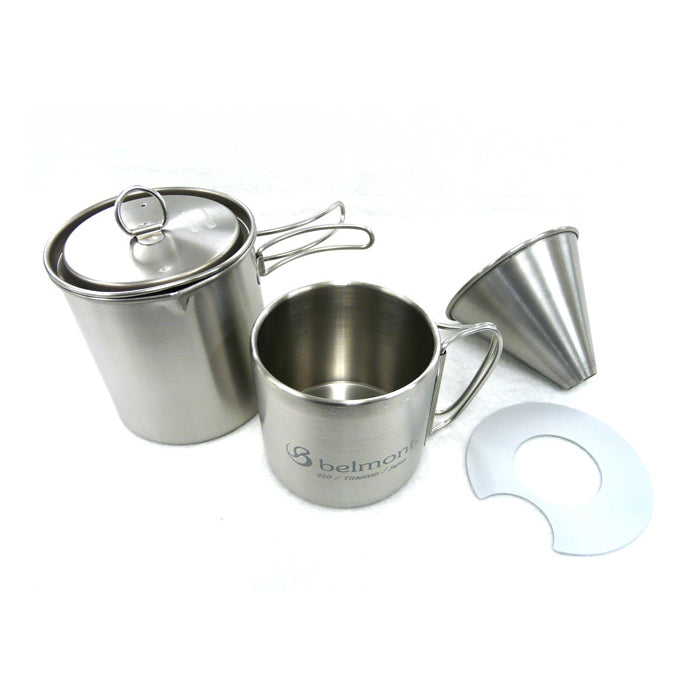 Belmont ALL-IN-ONE Titanium Dripper & Cooker Set BM-350 四合一手沖咖啡鍋具 