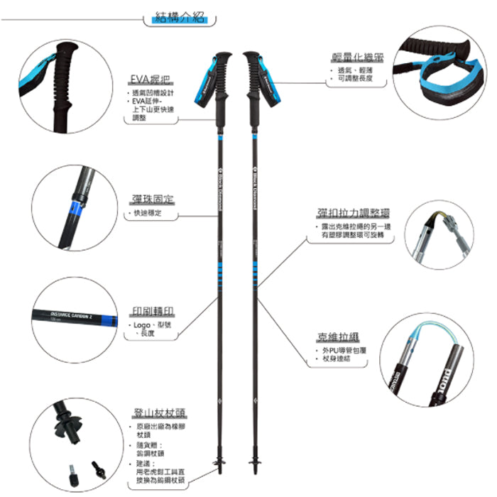 Black Diamond Distance Carbon Z Trekking Poles