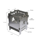 Bushcraft Essentials Bushbox Outdoor Pocket Stove 小型柴火爐