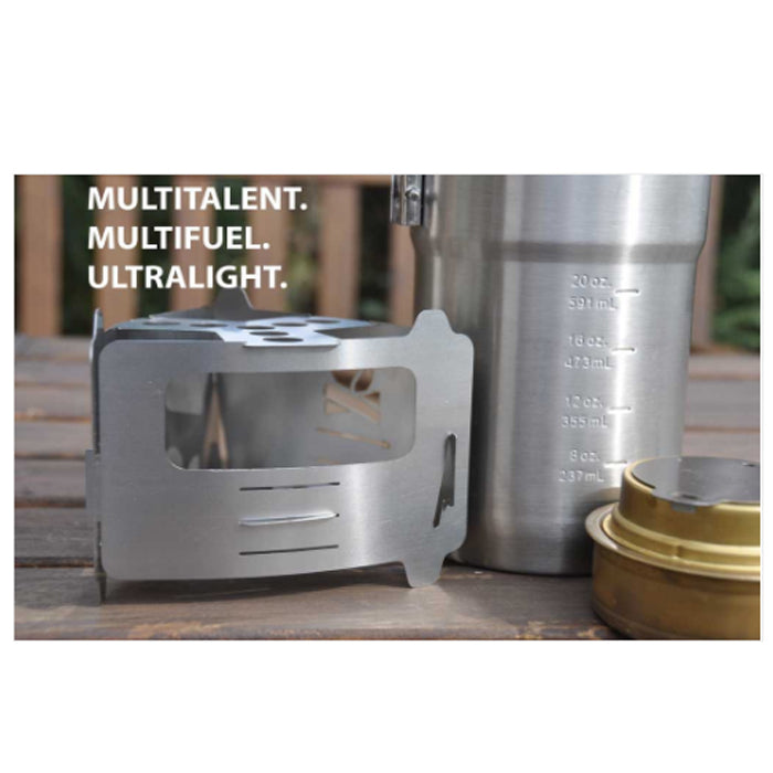 Bushcraft Essentials Bushbox Ultralight Outdoor Pocket Stove 輕量小型柴火爐