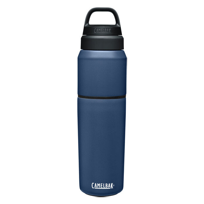 CamelBak MultiBev Insulated Stainless 2in1 Water Bottle(650ml) & Removable Cup(500ml) Navy
