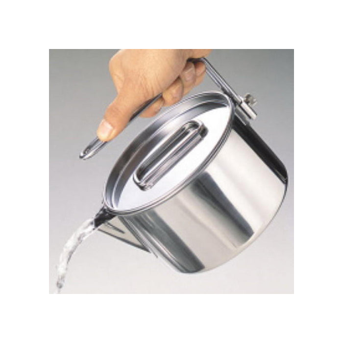 Captain Stag Stainless Steel Camping Kettle Cooker 900ml M-7726 