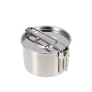 Captain Stag Stainless Steel Camping Kettle Cooker 900ml M-7726 