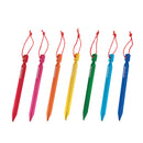 Captain Stag Seven Colors Duralumin Pegs 18cm UA-4505 鋁營釘七色裝