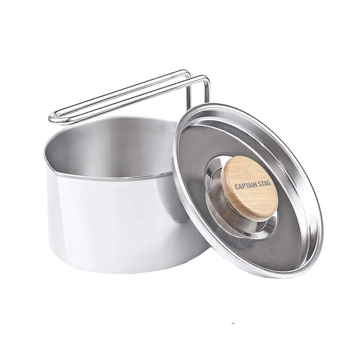 Captain Stag Stainless Steel Camping Kettle Cooker 730ml 不鏽鋼煮食煲 UH-4206 