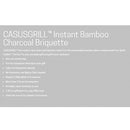 CasusGrill Instant Bamboo Charcoal Briquettes 環保速燃竹炭