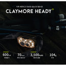 Claymore Heady+ Rechargeable Headlamp 充電戶外頭燈