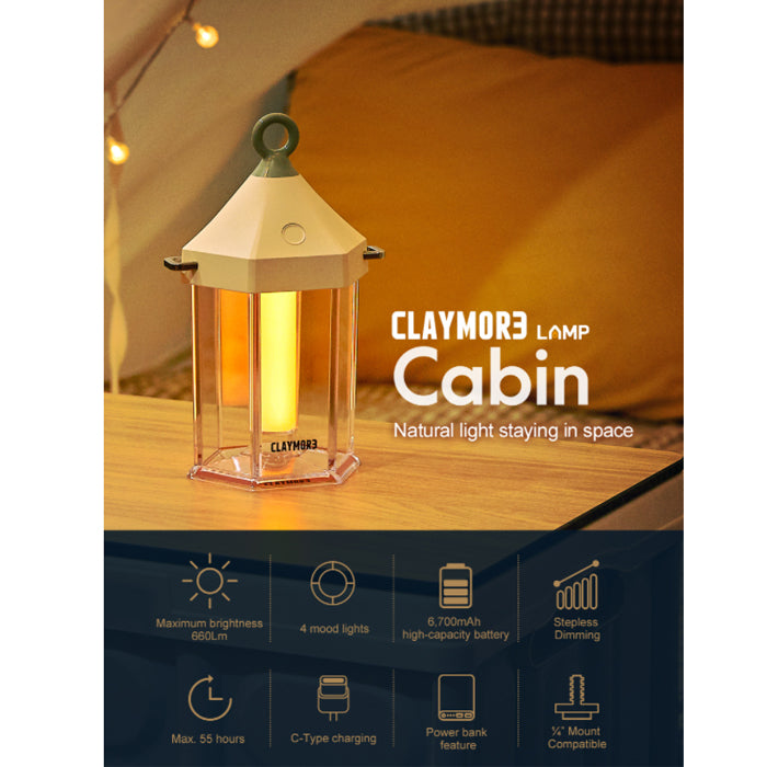Claymore Lamp Cabin 行動電源照明LED燈