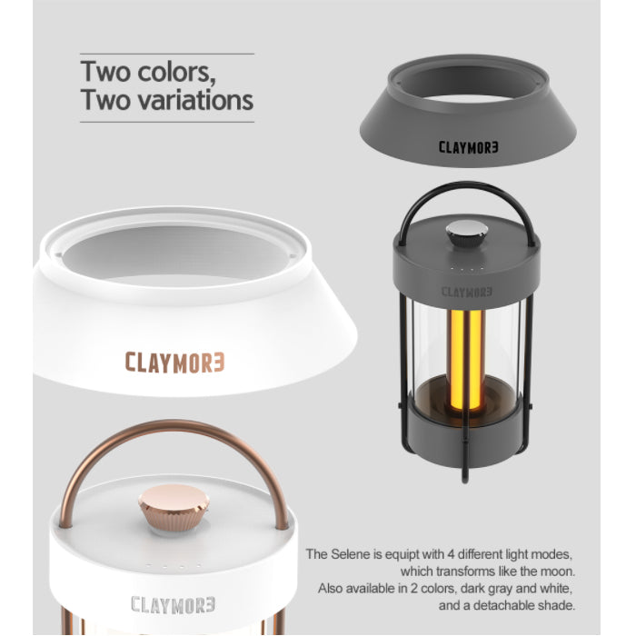CLAYMORE LAMP Selene グレー Amazon.com: CLAYMORE Selene Lamp (Dark Gray) - Aesthetic