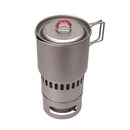 EVERNEW Ti Mug Pot 500 Stove Set ECA538 鈦金屬酒精爐頭連爐架及0.5L鈦煲
