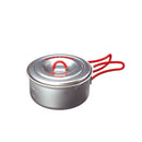 EVERNEW Ultra Light Titanium Pot 0.6L ECA251R 