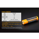 Fenix ARB-L18-3500U Built-in USB Rechargeable Battery 充電池