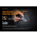 Fenix E03R 260 Lumens Keychain Flashlight USB充電輕便匙扣燈