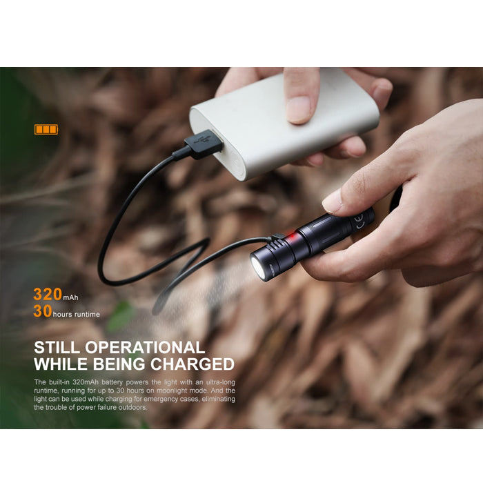 fenix e05r keychain flashlight Fenix E05R 400 Lumens Rechargeable Keychain Flashlight