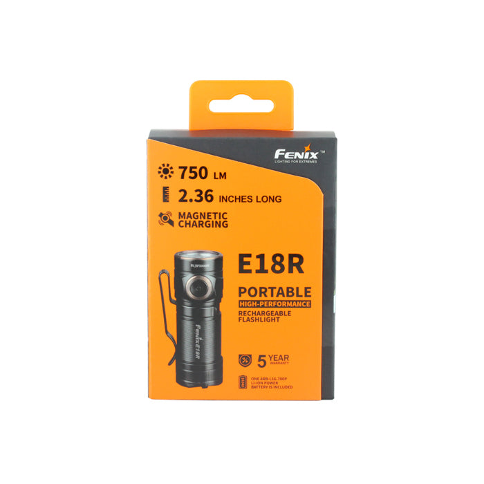 fenix e18r 750 lumen ultra-compact high perfomance rechargeable edc flashlight Lumens Magnetic Charging Use the included lanyard. pencil bobber THE NORTH FACE BASE Color:Goldencatch