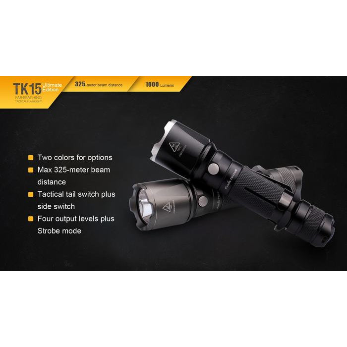 fenix 1000 lumen flashlight ultimate Fenix TK15UE 1000 Lumens Flashlight