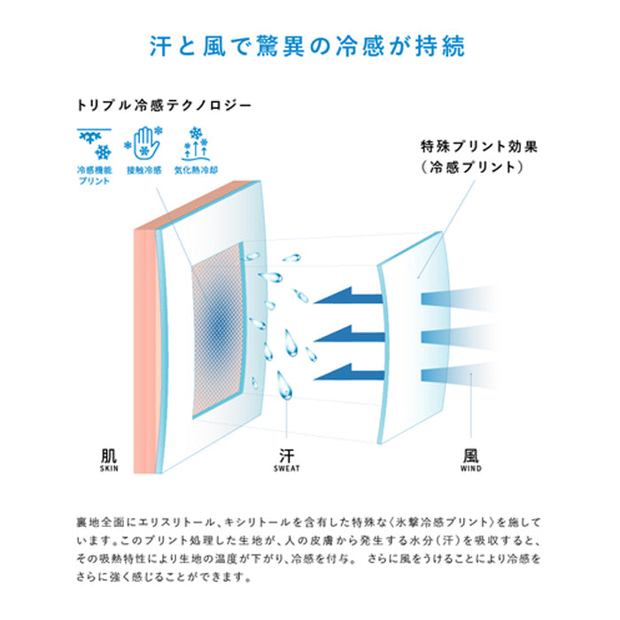 FREEZE TECH 氷撃 Cooling Arm Sleeves 多功能防曬冰袖