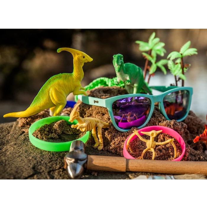 Goodr Sports Sunglasses - Electric Dinotopia Carnival 運動跑步太陽眼鏡