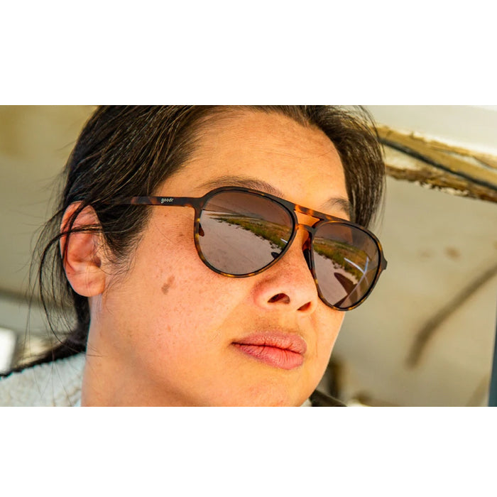 Goodr Sports Sunglasses MACH Gs - Amelia Earhart Ghosted Me