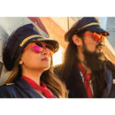 Goodr Sports Sunglasses MACH Gs - Captain Blunt's Red-Eye 