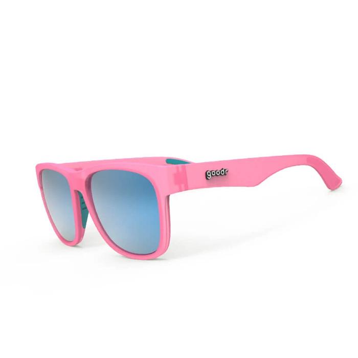 Goodr Sports Sunglasses - Do You Even Pistol, Flamingo?