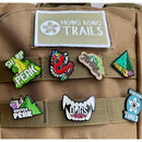 Hong Kong Trail Map Enamel Pin 搪瓷遠足襟章